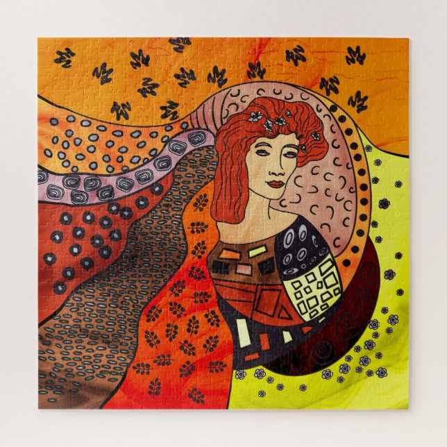 Puzzle Lady Nature (Vertical)