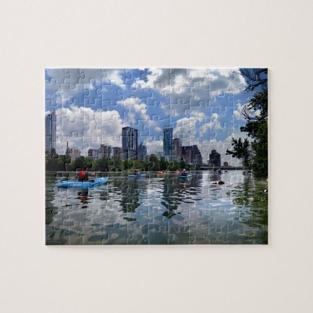 Puzzle Ladybird Lake Kayaks and Dog Park - Austin, Texas (Horizontal)
