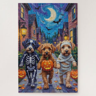 Puzzle Lagotto Romagnolo Trick-or-Treating Halloween