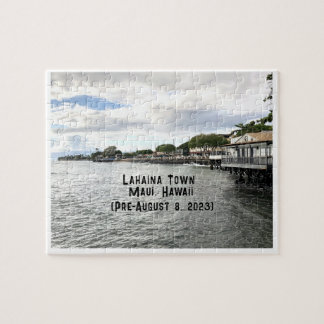 Puzzle Lahaina Town, Maui, Hawaii (Avant le 8 août 2023)