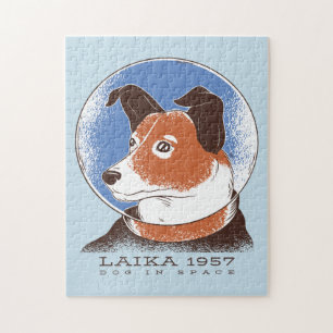 Puzzle Laika Soviet Space Dog 1957