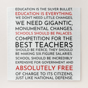 Puzzle L'aile ouest Sam Seaborn Discours d'éducation Puzz