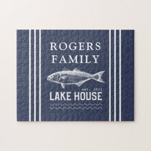 Puzzle Lake House Nom de famille