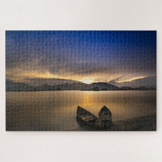 Puzzle Lakeshore at Sunset
