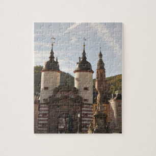Puzzle L'Alte Brucke dans la vieille ville, Heidelberg, A