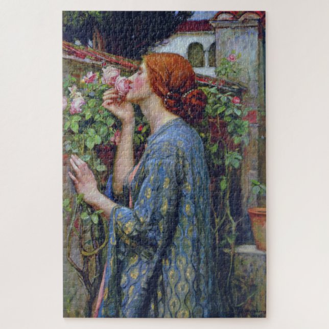Puzzle L'âme du Rose, John William Waterhouse (Vertical)