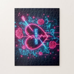 Puzzle L'amour de la Saint Valentin fait mal au coeur de 