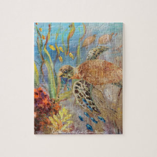 Puzzle L'amour de la tortue des Caraïbes par Susan Mains