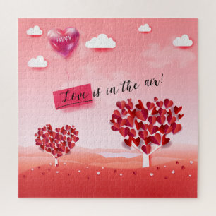 Puzzle "L'amour est dans l'air!" magnifique arbre d'amour
