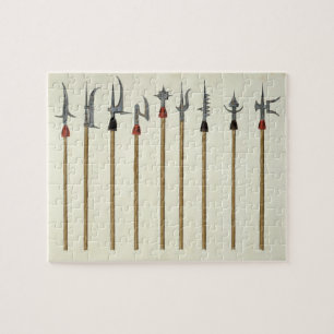 Puzzle Lances, lances, halebardes et partisanes, plat