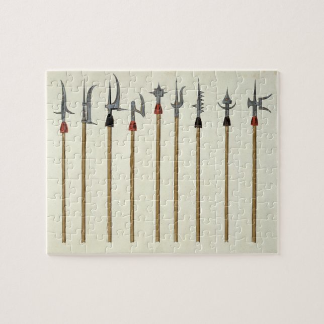 Puzzle Lances, lances, halebardes et partisanes, plat (Horizontal)