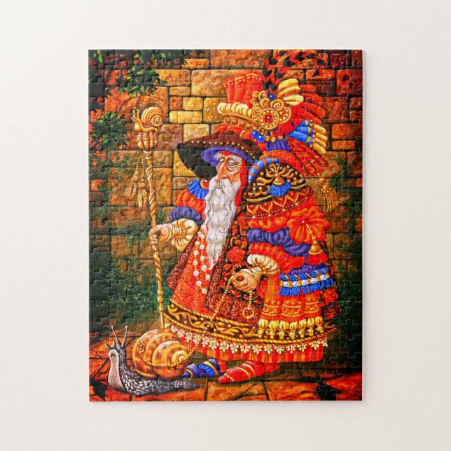Puzzle L'Ancien sorcier Marcher Son Escargot (Vertical)