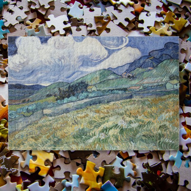 Puzzle Landscape Vincent van Gogh Travel (Landscape Vincent van Gogh Travel Painting Family Jigsaw Puzzle)