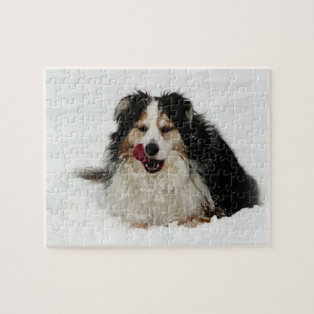 Puzzle Langue de chien australienne (Horizontal)