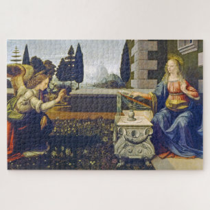 Puzzle L'Annonciation   Léonard de Vinci  