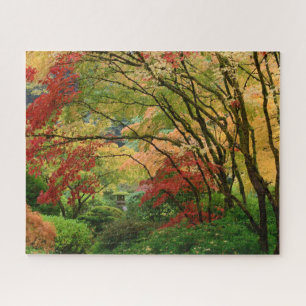 Puzzle Lanterne en automne à Portland Jardin Japonais
