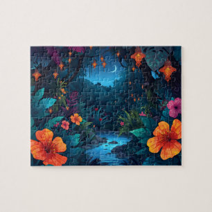 Puzzle Lanternes Magiques de Jungle Nocturne