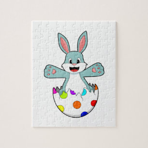 Puzzle Lapin avec oeuf