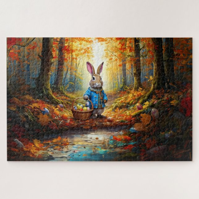 Puzzle Lapin de Pâques (Horizontal)