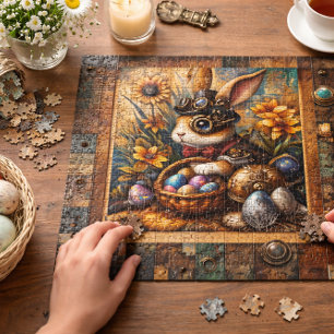 Puzzle Lapin de Pâques de Steampunk