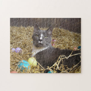 Puzzle "Lapin de Pâques déguisé"