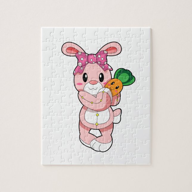 Puzzle Lapin en jouet (Vertical)