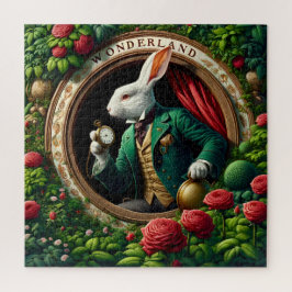 Puzzle Lapin Gardien du Temps à la Porte de Rose