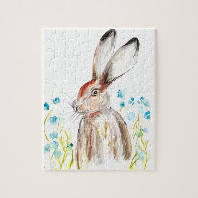 Puzzle Lapin lapin Lièvre de Pâques Animaux de la faune J (Vertical)
