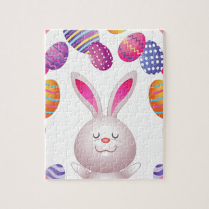 Puzzle lapin & oeufs de Pâques !