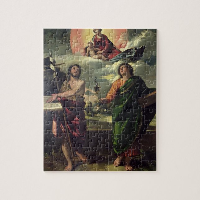 Puzzle L'apparition de la Vierge au Th de John de saints (Vertical)