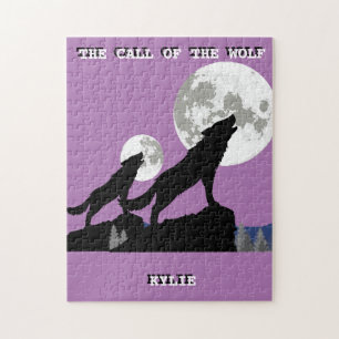 PUZZLE "L'APPEL DU LOUP" PERSONNALISÉ