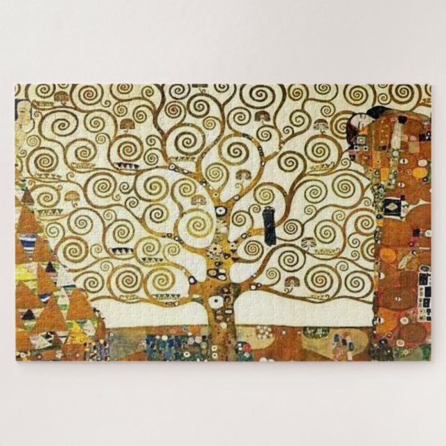 Puzzle L'arbre de vie de Gustav Kilmt (Horizontal)