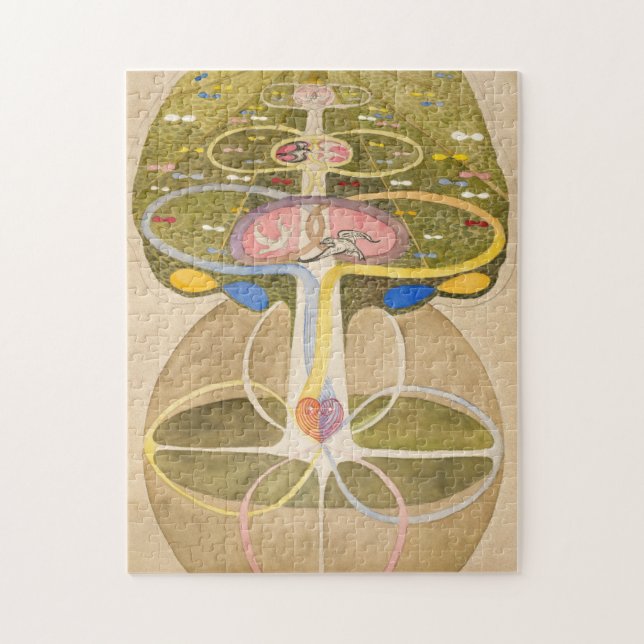 Puzzle L'arbre du savoir par Hilma af Klint (Vertical)