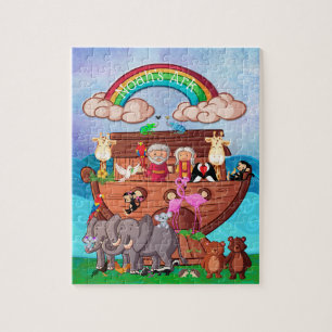 Puzzle L'Arche de Noé deux par deux enfants