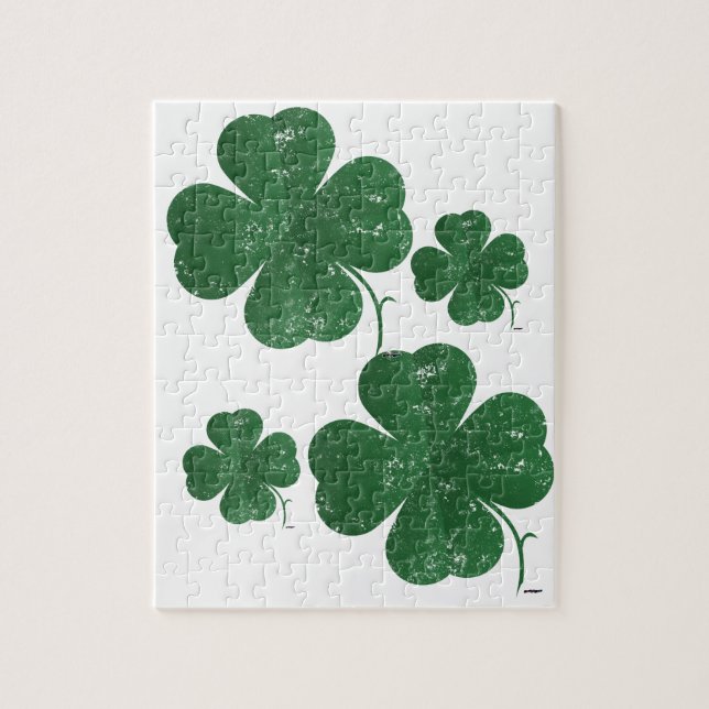 Puzzle Large Shamrock (Vertical)