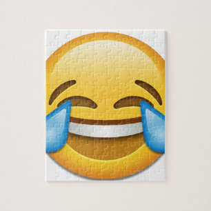 Puzzle Larmes d'emoji de joie drôles