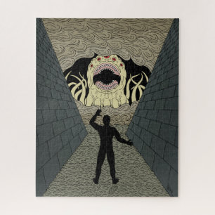 Puzzle L'arrivée du dévoreur, étrange art d'horreur