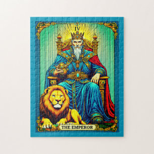Puzzle L'art de la carte Tarot Empereur