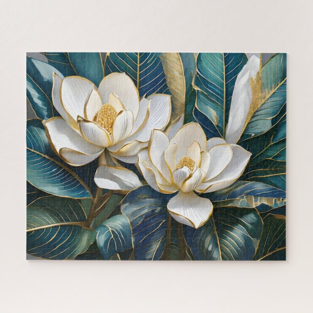 Puzzle L'art de Magnolia (Horizontal)