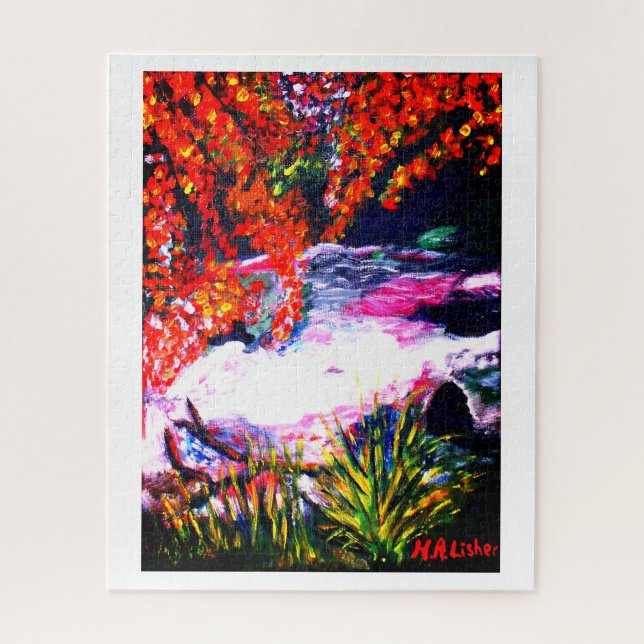 Puzzle L'art des cours d'eau (Vertical)