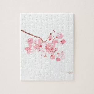 Puzzle l'art en fleurs de cerisier