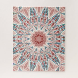Puzzle L'art fractal moderne du kaléidoscope de Mandala