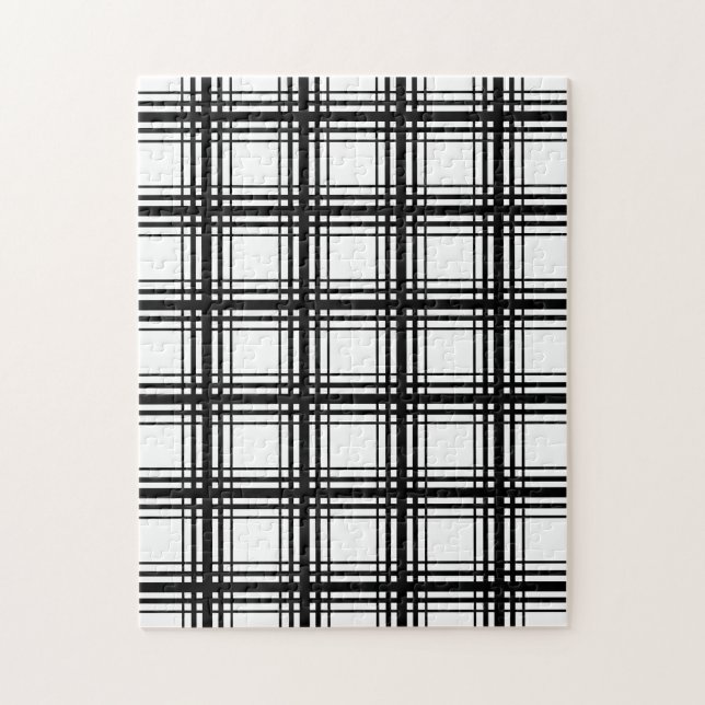 Puzzle Lattice noir et blanc Frustrant (Vertical)