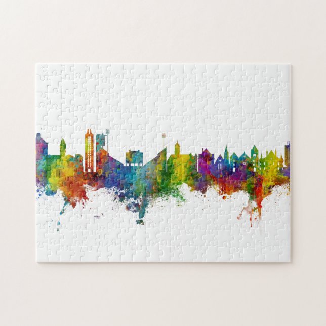 Puzzle Lawrence Kansas Skyline (Horizontal)