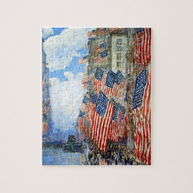 Puzzle Le 4 juillet par Childe Hassam (Vertical)