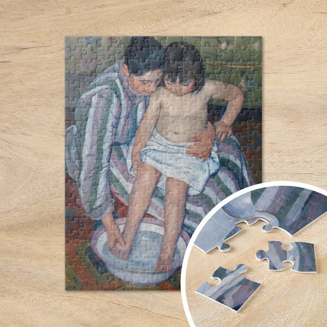 Puzzle Le bain de l'enfant | Mary Cassatt (Créateur téléchargé)