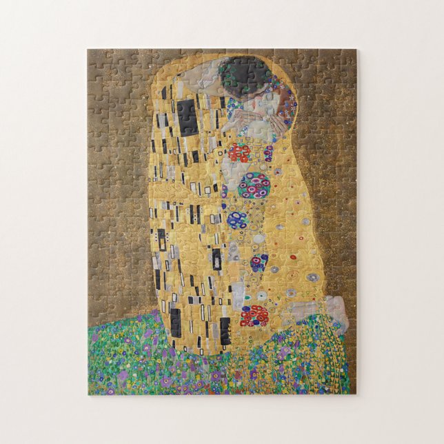 Puzzle Le baiser (amoureux) Der Kuss par Gustav Klimt (Vertical)