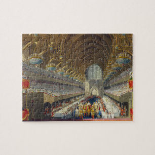 Puzzle Le banquet royal, premier cours, d'un album cel