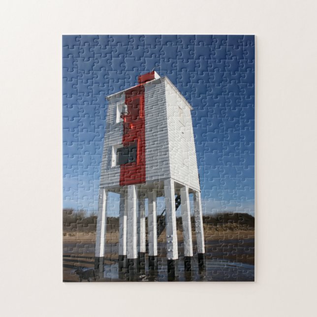 Puzzle Le bas phare, Burnham sur la mer, Somerset, R-U (Vertical)