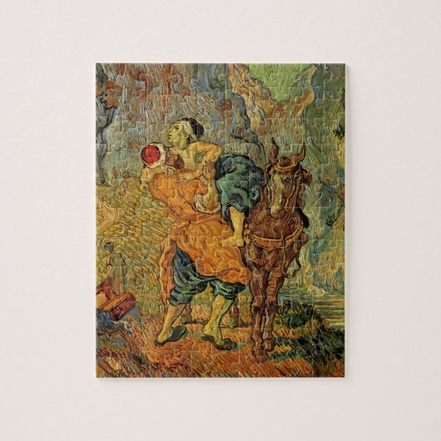 Puzzle Le bon samaritain par Vincent van Gogh (Vertical)